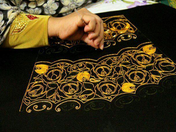 گلابتون دوزی ارثیه آبا و اجدادی بندری ها